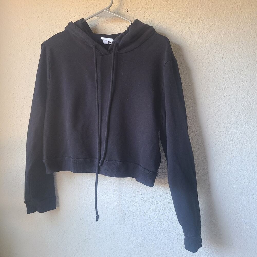 Good American Black Women's Hoodie Sweater Size 4
